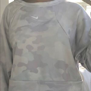 Nike Grey Camouflage Sweatshirt